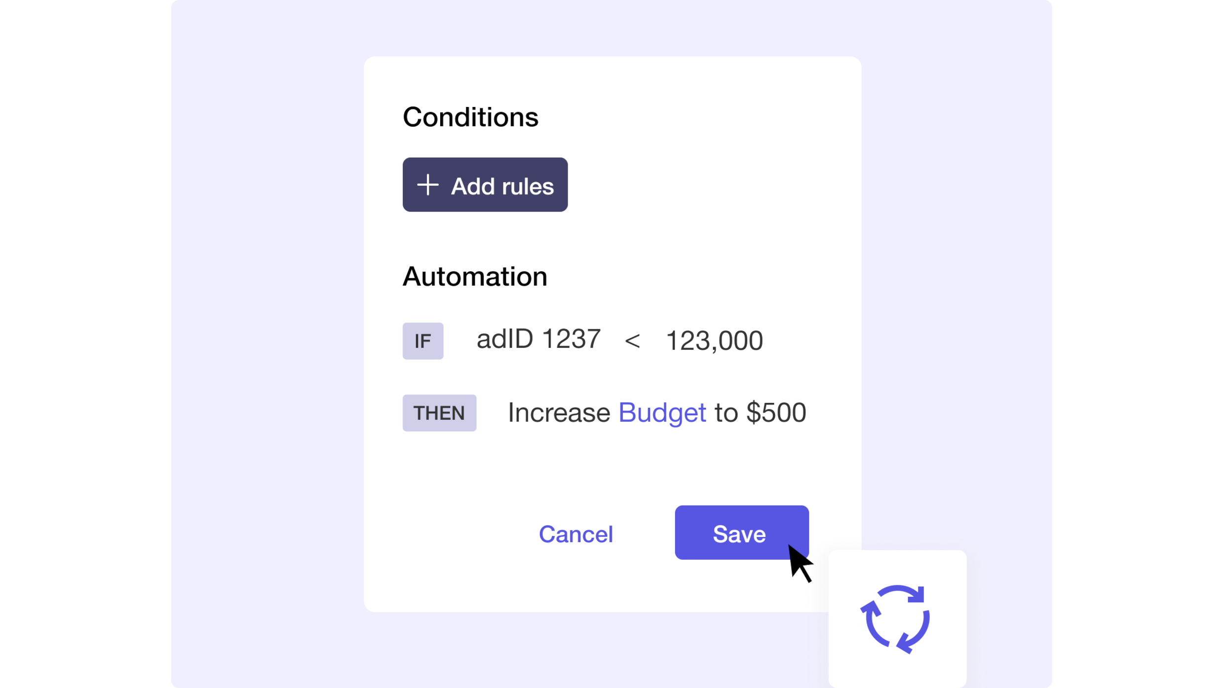 Conditions Configurations